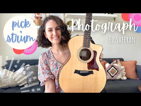 PHOTOGRAPH - Ed Sheeran Guitar Lesson [Picking & Strumming Tutorial]