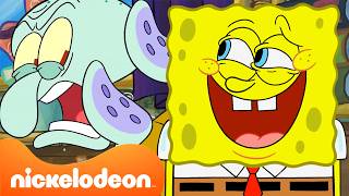 Download lagu SpongeBob | 45 Menit Squidward Kesal Terus-menerus 🤭 | Nickelodeon Bahasa mp3