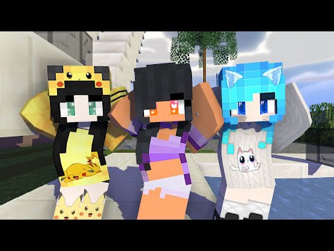 MONSTER SCHOOL :CHICKEN WING PIKACHU,APHMAU,CAT GIRL AND - MINECRAFT ANIMATION