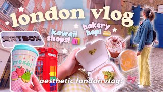 A Cozy Day in London 🎀 Exploring a Kawaii Store (ArtBox), Bakery Hopping & Stationery Shopping! 🍰🛍️✨