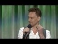 Tom Hiddleston singing 'The Bare Necessities ...
