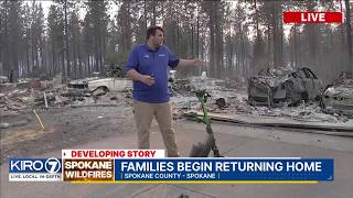 Families returning to recover 'small miracles' from destroyed neighborhoods