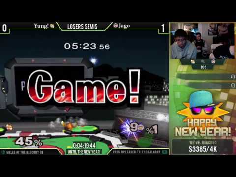 Melee @ the Balcony 78 - Losers Semis ft. Yung! (Fox) VS Jago (Ice Climbers)