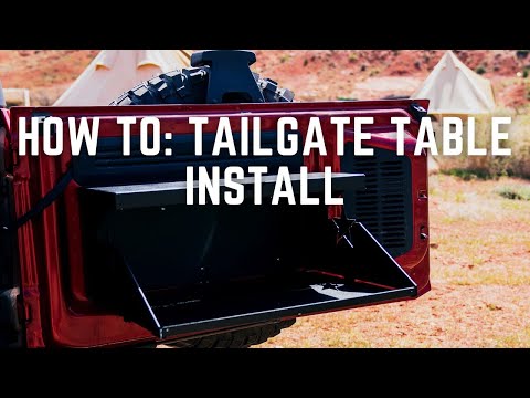 How-To: Installing Rock Slide Engineering Tailgate Table on 2021-2022 Bronco | Bronco Nation