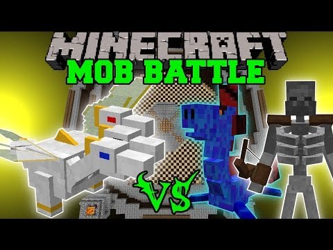 EPIC Minecraft Mob Battle: Prince vs Water Dragon & Vortex!