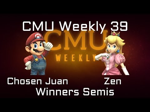 CMU Weekly 39 Winners Semis - Chosen Juan (Mario) vs. Zen (Peach/Sheik)