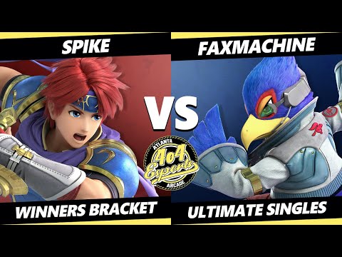 4o4 Smash Night 23 - Spike (Roy) Vs. Faxmachine (Falco) - SSBU Ultimate Tournament