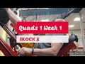 DVTV: Block 3 Quads 1 Wk 1