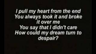 Bullet for my valentine - Turn to Despair ( lyrics )