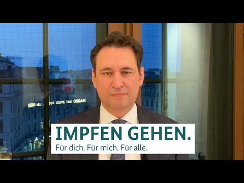 Impfaufruf von Staatsminister Georg Eisenreich - Bayern