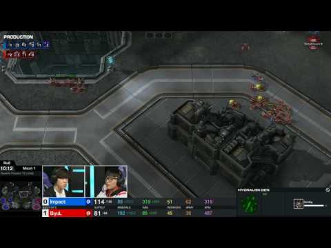VSL SC2 - Byul vs Impact - 2017 Season1 - Ro8 Match1 2set
