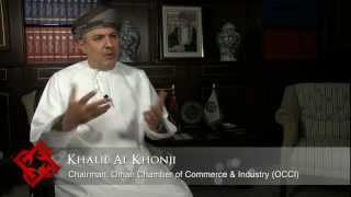 preview picture of video 'OCCI Chairman Khalil Al Khonji on encouraging private sector participation in Oman's economy'