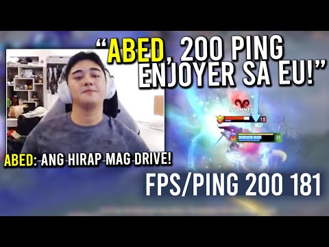 "ABED, KINANA ANG EU PUBS WITH 200 PING!" - HIRAP PA MAG DRIVE NYAN YAN AH?