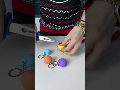 Macaron Keychain ️ , Print In Parts, No Supports, No AMS!・ STL File for ...