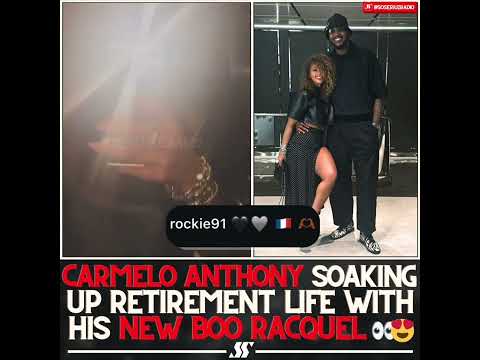 CARMELO ANTHONY SPOTTED WITH NEW GIRLFRIEND WHILE LIVING IT UP IN PARIS!