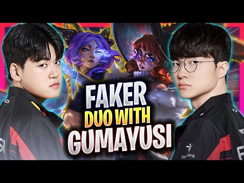 T1 FAKER DUO WITH T1 GUMAYUSI! - T1 Faker Plays Aurora MID vs Azir! | Season 2025