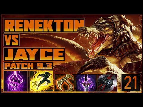 Renekton Vs Jayce | Gameplay Commentary #21 [Patch 9.3]