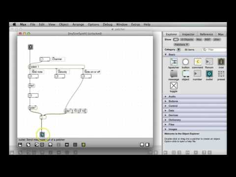 Max MSP V6 Tutorial 18 - Subpatch