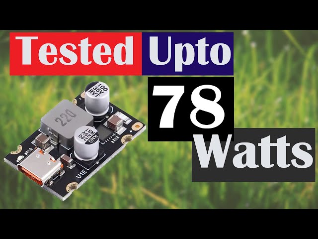 Vídeo relacionado con VOANZO Módulo de Placa de activación USB-C PD de 5 Piezas, Placa de señuelo PD/QC para Carga rápida, módulo de Refuerzo de Suministro de energía USB Tipo C a 5 V, 9 V, 12 V, 20 V para Carga de Alta