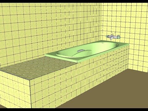 comment installer baignoire d'angle
