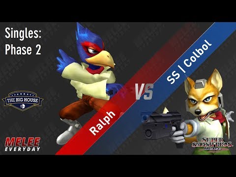 The Big House 8 - Ralph (Falco) vs. SS | Colbol (Fox) - SSBM - Singles Phase 2