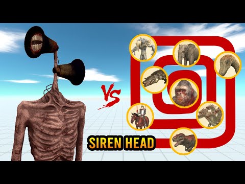 SIREN HEAD (New Map Death Climb) - Animal Revolt Battle Simulator