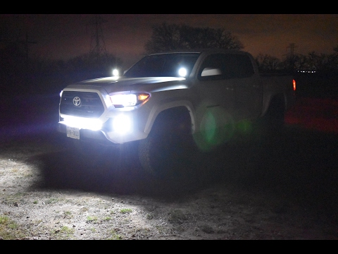 2017 Toyota Tacoma (3rd gen) LED set up