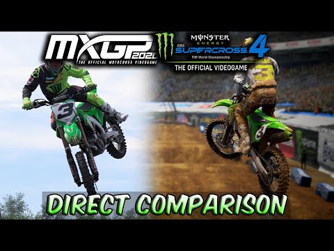Supercross 4 vs MXGP 2020 - Direct comparison