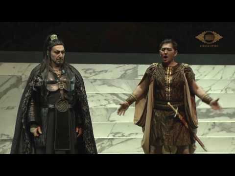 B. Tumanyan - T. Mussabayev ¨Attila - Ezio duetto¨ - (G. Verdi) - (Astana opera) 08/06/2016