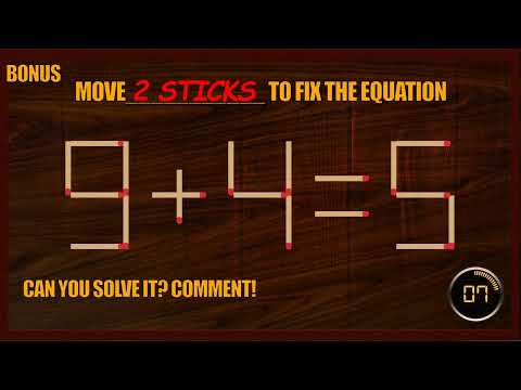 Matchstick Puzzle #217| Matchstick Logic Puzzles |Matchstick Puzzles with Answers| Matchstick Tricks