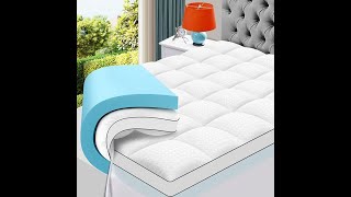 🛏️ MASVIS 4-Inch King Memory Foam Mattress Topper Review | Ultimate Comfort & Back Pain Relief!