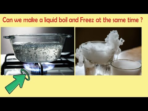 Can we make a liquid boil and Freez at the same time ? | GK Questions with Answers