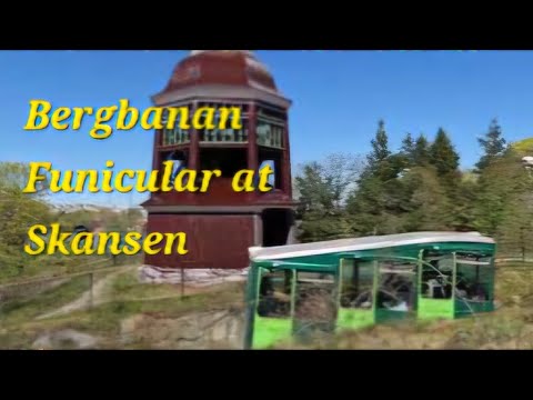 Stockholm Series 22: 4K Bergbanan, Funicular at Skansen Stockholm! 4K #funicular #stockholmguide
