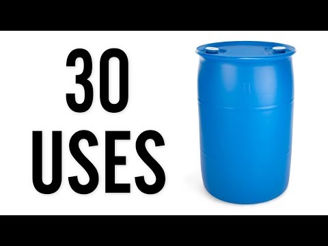 30 amazing uses for plastic 55 gallon drums