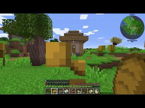 Minecraft, Life in the village 2 Lets Play, Suche nach einem Dorf und Baubeginn des Starterhauses