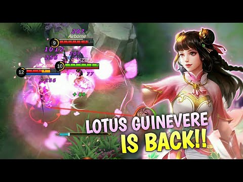 INSANE LOTUS GUINEVERE GAMEPLAY! ABSOLUTELY NO MERCY! - MOBILE LEGENDS
