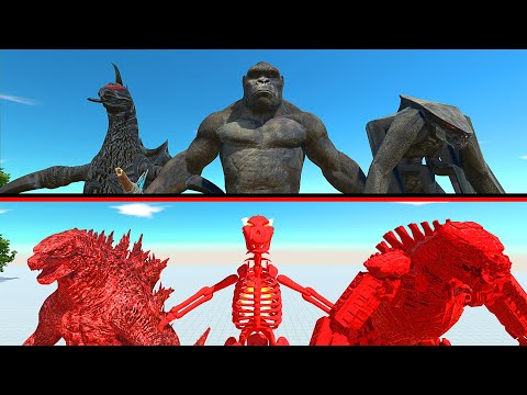 Red Team vs Dark Team - Animal Revolt Battle Simulator
