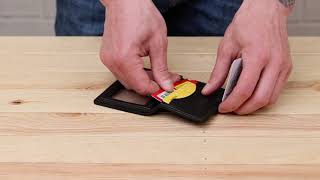 Обкладинка для прав водія гладка шкіра Grande Pelle 11193 чорний