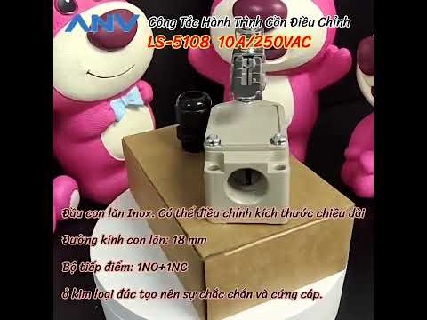 Công Tắc Hành Trình Cần Điều Chỉnh ANV LS-5108 (WLCA12-2) 250VAC-5A 