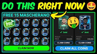 FREE 15x MASCHERANO, 100M COINS, Best Time To Sell Investment | Mr. Believer