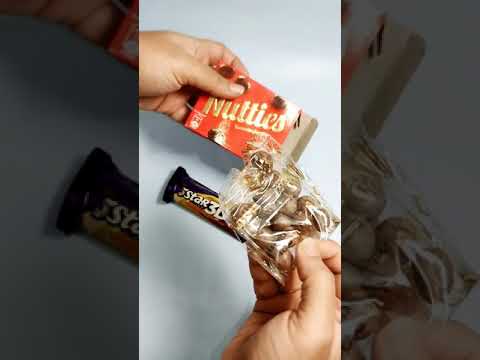 Crunchy Cadbury Nutties Unboxing | Most Satisfying ASMR Chocolate Unwrapping #shorts #asmr #cadbury