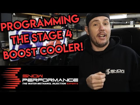 Programming The Snow Performance Stage 4 Boost Cooler Controller