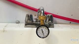 Test your home's water pressure to ensure appliances run optimally