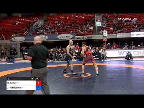 67 Kg Semifinal Hayden Tuma Army WCAP Vs Jarod Verkleeren Nittany Lion Wrestling Club