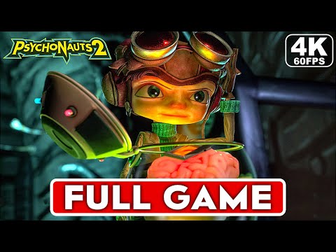 PSYCHONAUTS 2 Gameplay Walkthrough Part 1 FULL GAME [4K 60FPS PC] - No Commentary