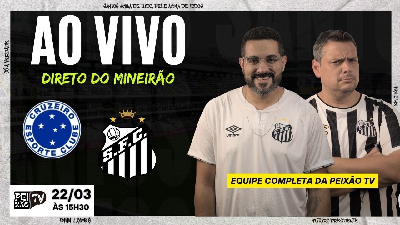 CRUZEIRO E SANTOS - AO VIVO DO MINEIRÃO