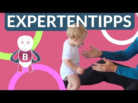 Stehen und laufen lernen ★ 9-12 Monate ★ Baby Übungen ★ BabyGymnastik und Babyentwicklung App