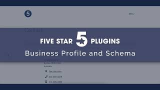 Five Star Business Profile and Schema