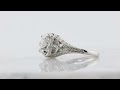 video - Edwardian Orange Blossom Engagement Ring