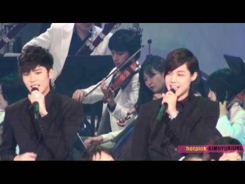 [Fancam] SS501 Hyun Joong Focus - "Children Song Medley" @ KBS Open Concert [10.06.08]